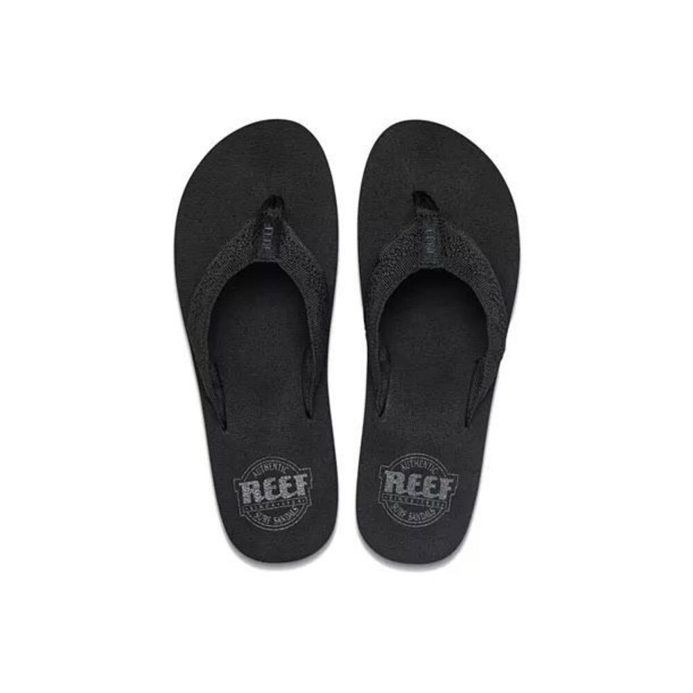 REEF Sandy Hi 2.5” Round Toe Platform Sandals Black - Picture 3 of 5